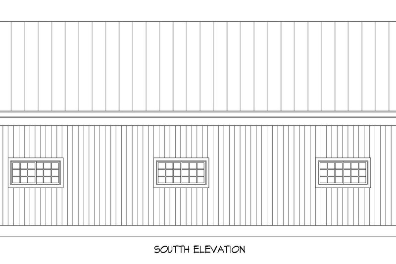 Dream House Plan - Exterior - Rear Elevation for Contemporary House Plan #932-897, 0 bath
