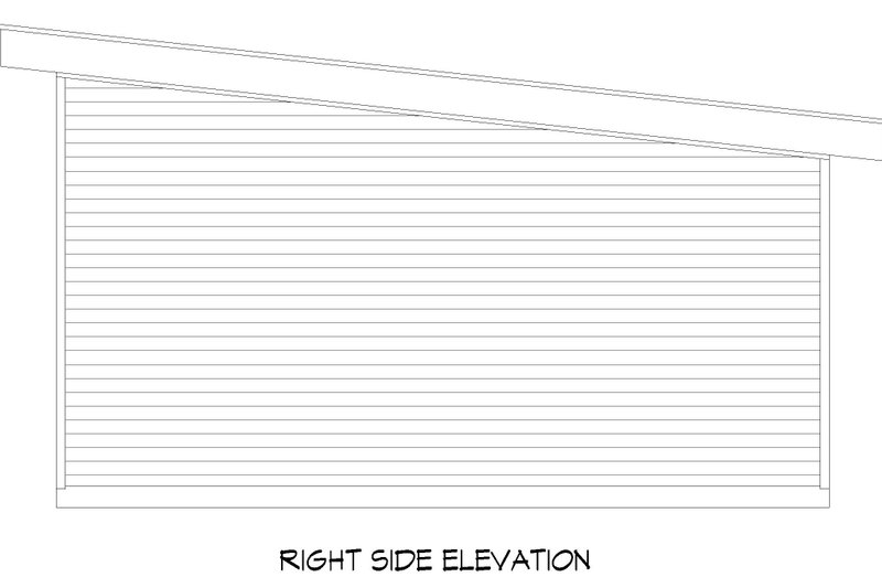 Architectural House Design - Exterior - Other Elevation 1 for Contemporary House Plan #932-736, 0.5 bath