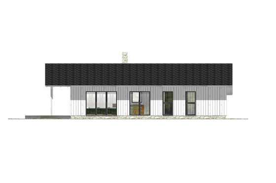 Photo 3 for Modern House Plan #549-18 - 2 bed, 1 bath