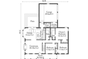 Southern Style House Plan - 3 Beds 2 Baths 1625 Sq/Ft Plan #406-221 