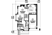 Contemporary Style House Plan - 3 Beds 2 Baths 2267 Sq/Ft Plan #25-4374 