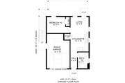 Contemporary Style House Plan - 2 Beds 2 Baths 1076 Sq/Ft Plan #932-1116 