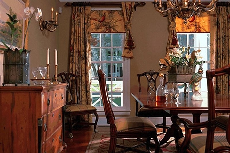 Dream House Plan - Dining Room - 3100 square foot Southern home