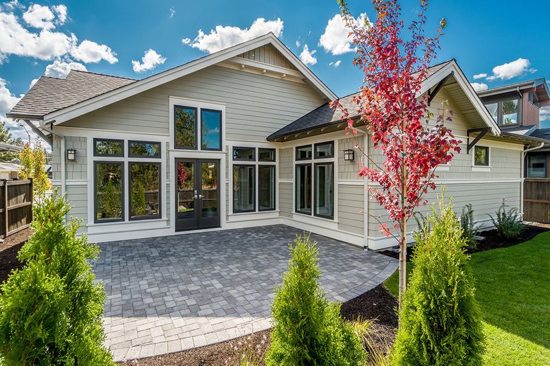 Dream House Plan - Exterior - Rear Elevation for Ranch House Plan #895-90 - 3 bed, 2 bath