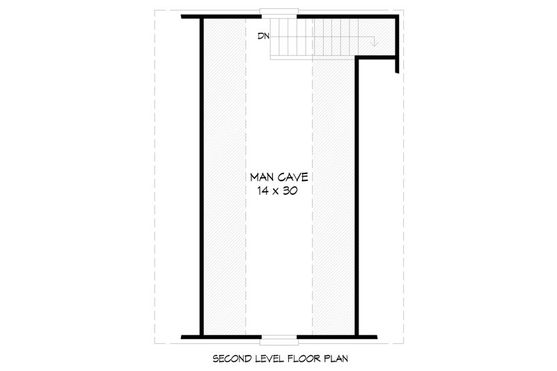 Home Plan - Floor Plan - Upper Floor for Country House Plan #932-283, 0 bath