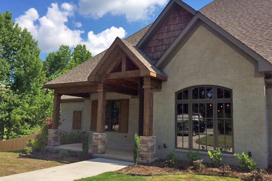 Exterior - Front Elevation 5 for European House Plan #17-2496 - 3 bed, 3.5 bath