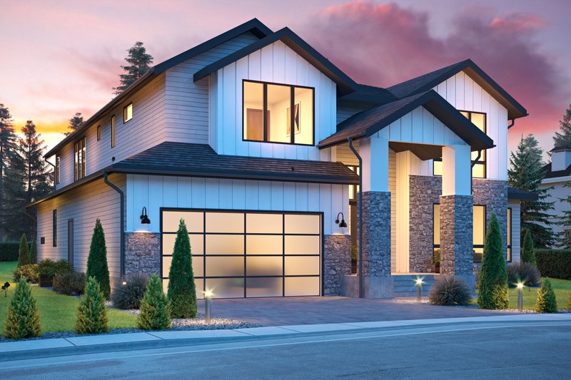 Home Plan - Exterior - Front Elevation 3 for Traditional House Plan #1066-219 - 5 bed, 4.5 bath