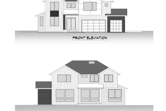 Exterior - Other Elevation 2 for Traditional House Plan #1066-170 - 5 bed, 4.5 bath