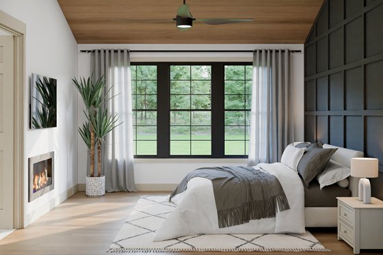 Interior - Master Bedroom 1 for Farmhouse House Plan #1089-67 - 3 bed, 2.5 bath