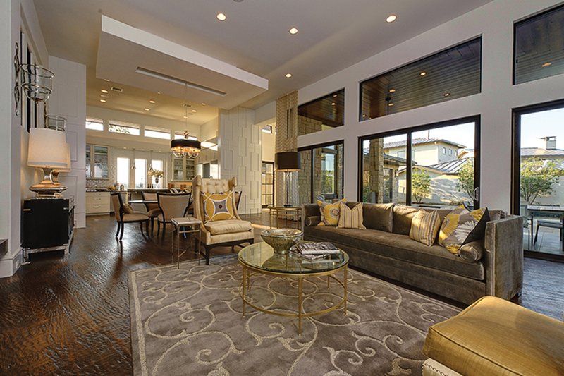 Architectural House Design - Interior - Family Room 1 for Contemporary House Plan #935-5 - 4 bed, 4 bath