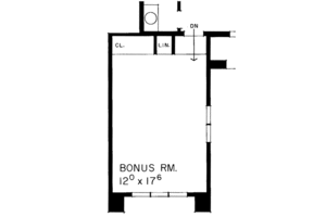 Floor Plan - Other Floor for Traditional House Plan #72-469 - 4 bed, 3.5 bath