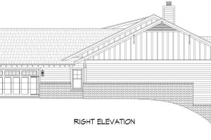 Exterior - Other Elevation 1 for Country House Plan #932-382 - 4 bed, 3.5 bath