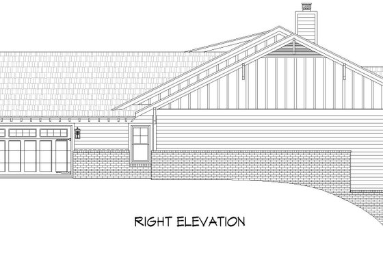 Exterior - Other Elevation 1 for Country House Plan #932-382 - 4 bed, 3.5 bath