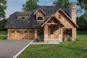 European Style House Plan - 3 Beds 2.5 Baths 1834 Sq/Ft Plan #17-2260 