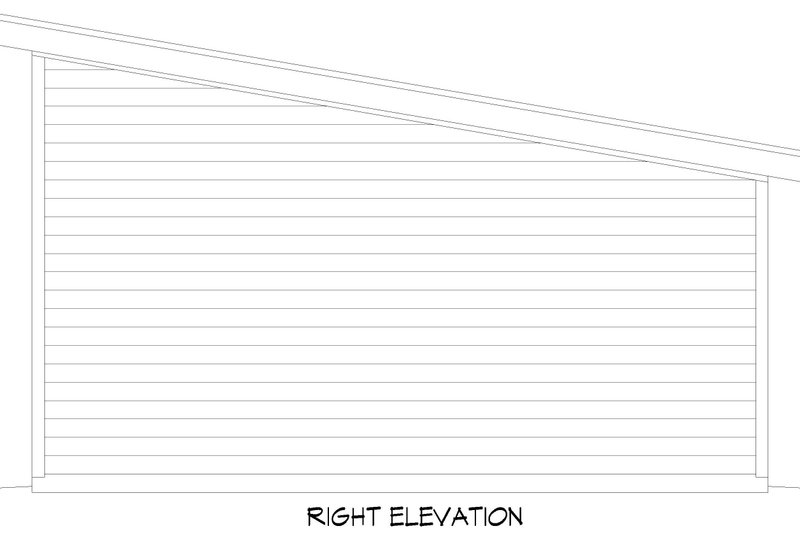 Home Plan - Exterior - Other Elevation 1 for Contemporary House Plan #932-1075, 0 bath