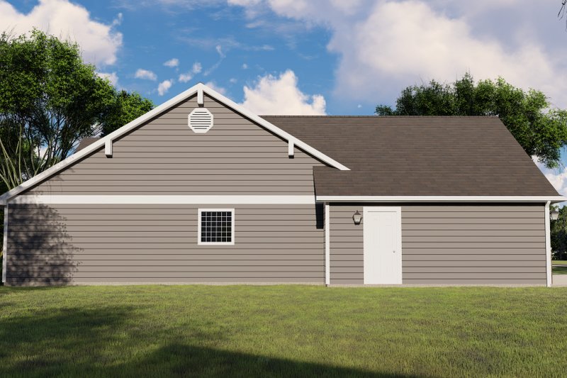 House Blueprint - Exterior - Other Elevation 1 for Ranch House Plan #1064-43 - 3 bed, 2.5 bath