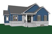 Ranch Style House Plan - 2 Beds 1 Baths 1313 Sq/Ft Plan #23-2616 