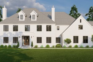 European Exterior - Front Elevation Plan #923-312