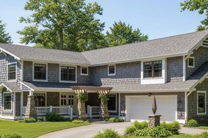 House Blueprint - Craftsman Exterior - Front Elevation Plan #100-203