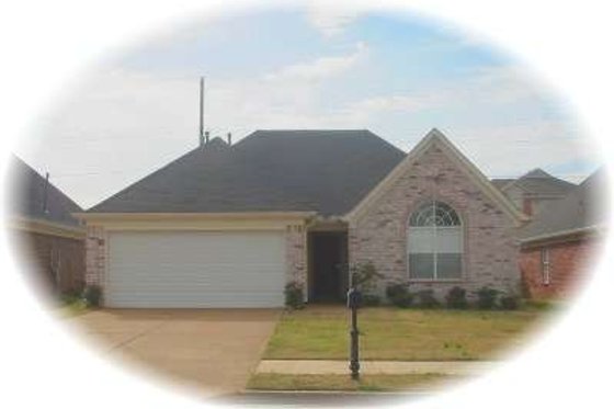 Exterior - Front Elevation for European House Plan #81-1421 - 3 bed, 2 bath