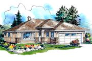 Traditional Style House Plan - 3 Beds 2 Baths 1142 Sq/Ft Plan #18-1026 
