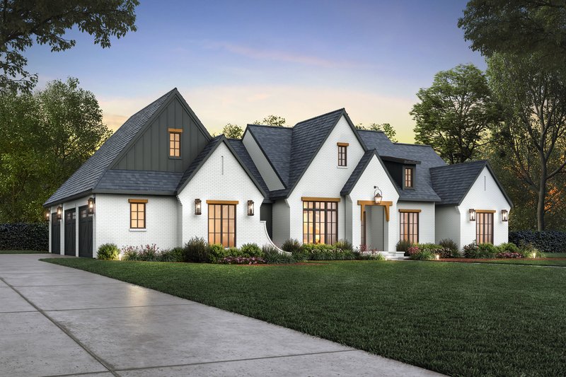 House Design - Exterior - Front Elevation 3 for Farmhouse House Plan #1074-83 - 4 bed, 2.5 bath