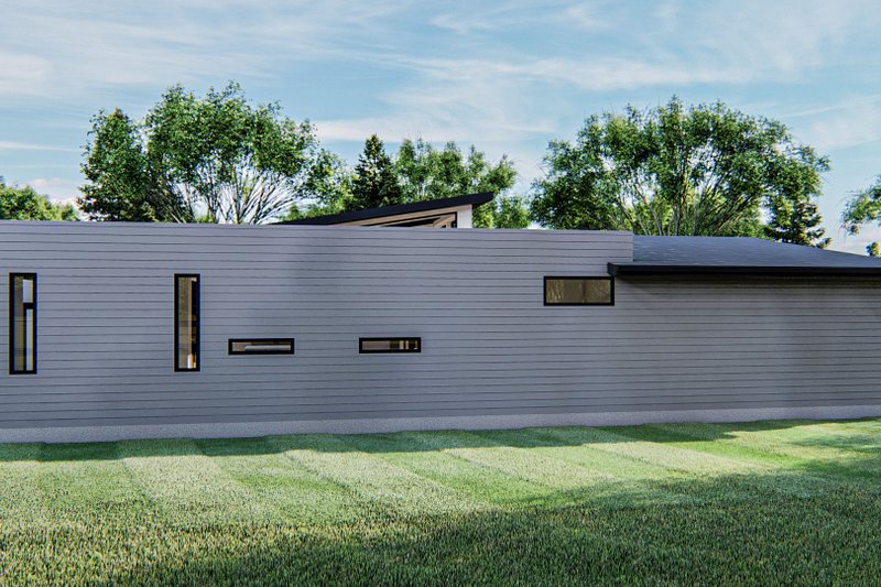 Architectural House Design - Exterior - Other Elevation 1 for Modern House Plan #455-748 - 2 bed, 2 bath
