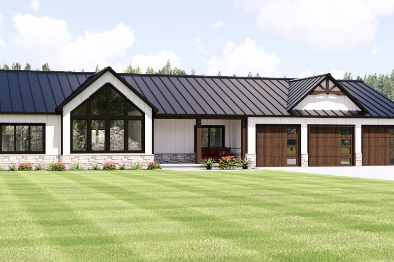 Dream House Plan - Exterior - Front Elevation 3 for Craftsman House Plan #1064-458 - 3 bed, 2 bath