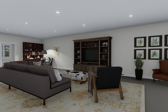 Interior - Family Room 1 for Barndominium House Plan #1060-83 - 3 bed, 3 bath