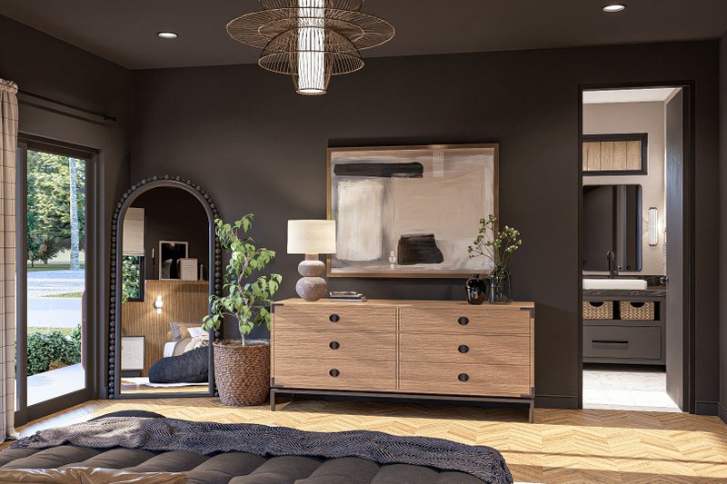 House Design - Interior - Master Bedroom for Barndominium House Plan #455-340 - 3 bed, 2.5 bath