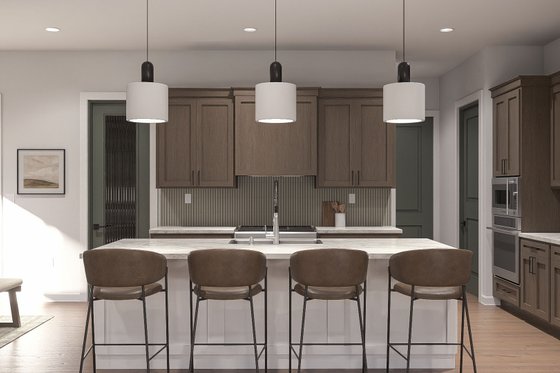 Interior - Kitchen for Farmhouse House Plan #455-780 - 3 bed, 2.5 bath