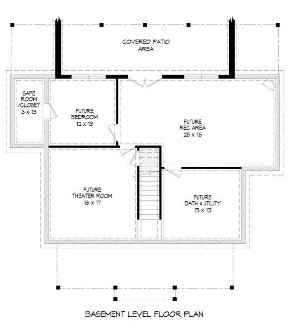 Dream House Plan - Traditional Floor Plan - Other Floor Plan #932-333