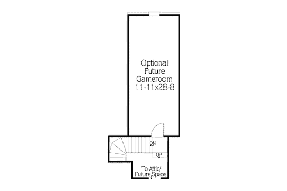 Floor Plan - Other Floor for Southern House Plan #406-138 - 3 bed, 2.5 bath