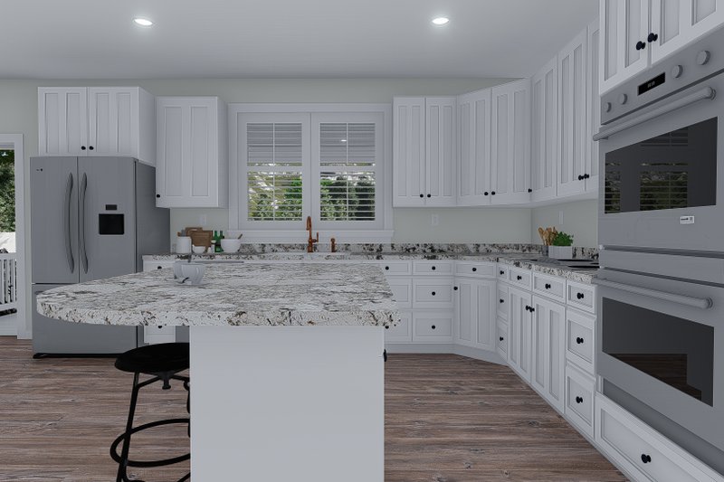 House Plan Design - Interior - Kitchen 1 for Cottage House Plan #1060-64 - 2 bed, 2 bath