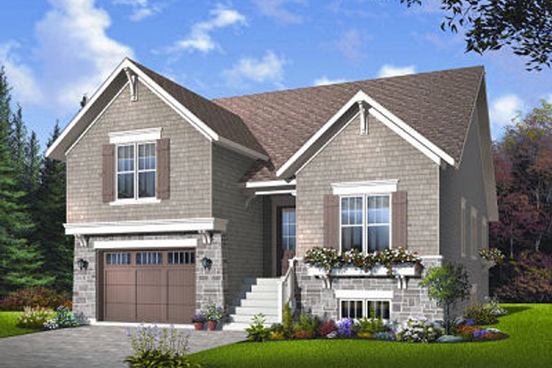 Home Plan - Traditional Exterior - Front Elevation Plan #23-814