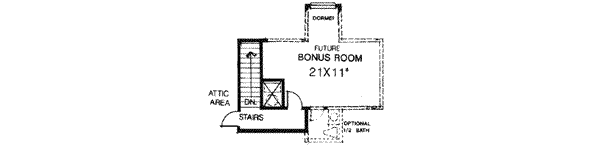 House Blueprint - Traditional Floor Plan - Other Floor Plan #310-549