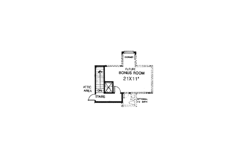 Dream House Plan - Floor Plan - Other Floor for Traditional House Plan #310-549 - 3 bed, 2.5 bath