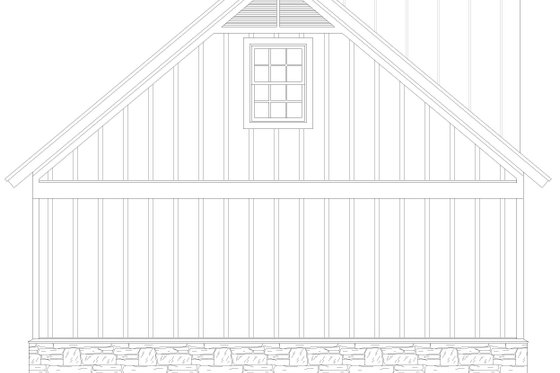Exterior - Other Elevation for Country House Plan #932-1311, 0 bath