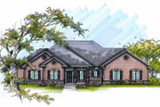 Traditional Style House Plan - 3 Beds 2.5 Baths 1797 Sq/Ft Plan #70-979 