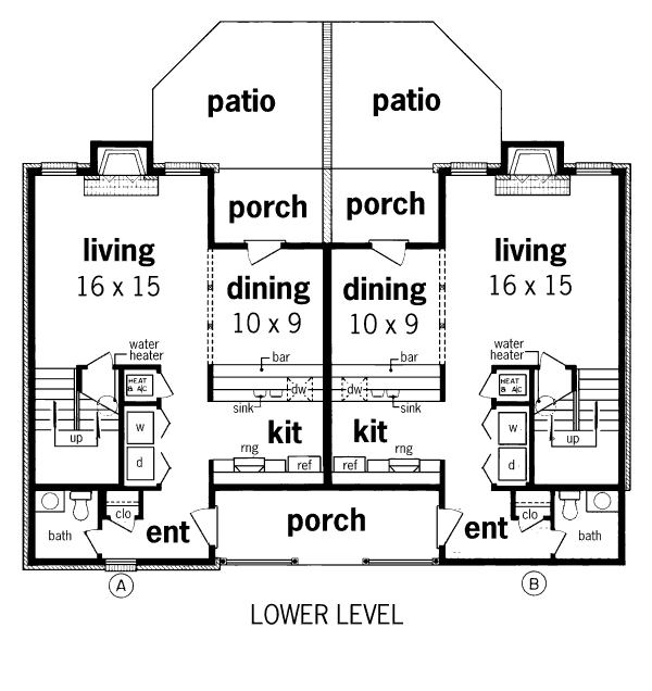 Home Plan - Traditional Floor Plan - Main Floor Plan #45-298