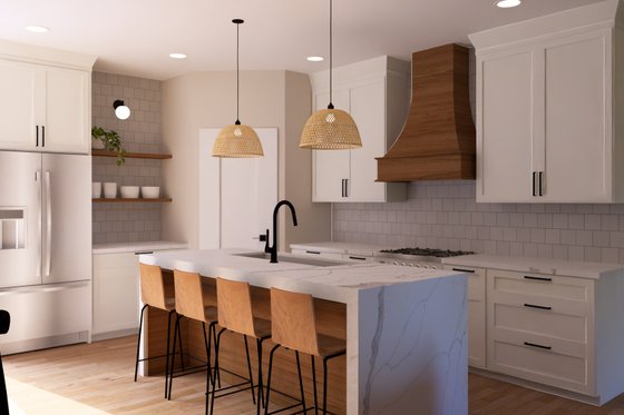 Interior - Kitchen for Barndominium House Plan #1064-334 - 3 bed, 2 bath