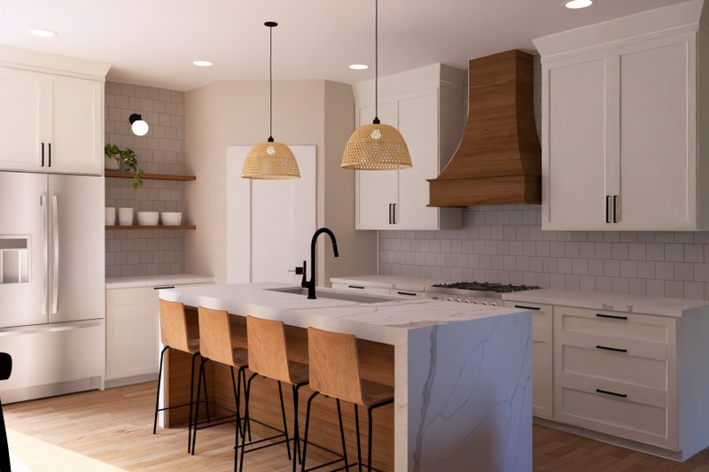 Home Plan - Interior - Kitchen for Barndominium House Plan #1064-334 - 3 bed, 2 bath