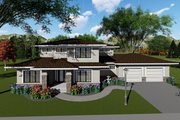 Modern Style House Plan - 4 Beds 3 Baths 3187 Sq/Ft Plan #70-1431 