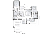 Mediterranean Style House Plan - 3 Beds 2.5 Baths 2620 Sq/Ft Plan #23-559 