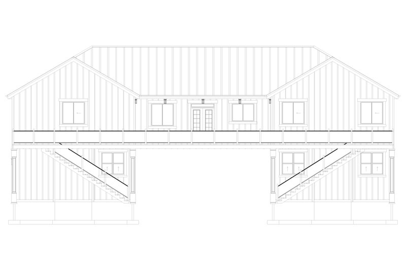 House Design - Exterior - Front Elevation 5 for Barndominium House Plan #1060-424 - 3 bed, 2.5 bath