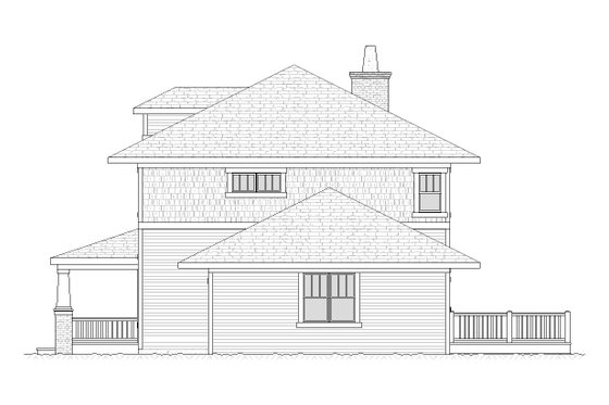 Exterior - Other Elevation 1 for Traditional House Plan #901-24 - 3 bed, 2.5 bath