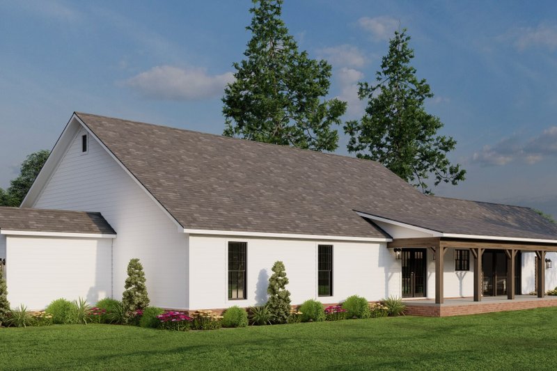 House Design - Exterior - Other Elevation 1 for Farmhouse House Plan #923-363 - 4 bed, 2 bath