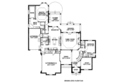 European Style House Plan - 4 Beds 4.5 Baths 4108 Sq/Ft Plan #141-224 
