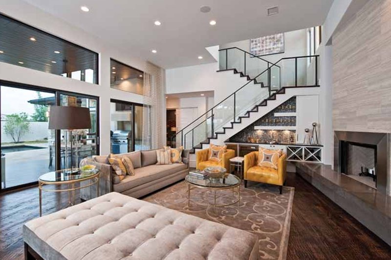 Architectural House Design - Interior - Family Room 2 for Contemporary House Plan #935-5 - 4 bed, 4 bath
