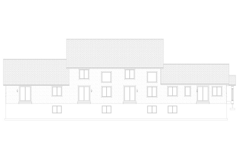 Dream House Plan - Exterior - Rear Elevation 1 for Farmhouse House Plan #1060-321 - 10 bed, 10 bath
